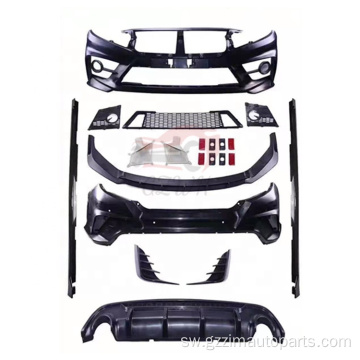 Civic FC450 mbele nyuma bumper upande sketi bodykit